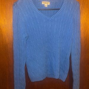 St. John's Bay Blue V-Neck Sweater